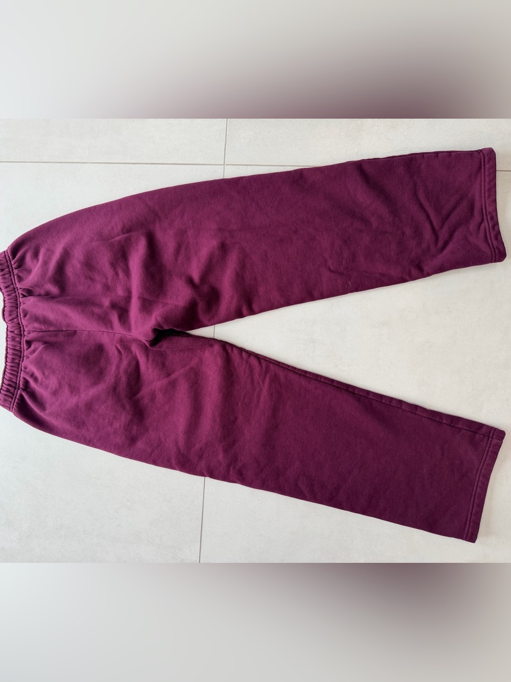ALO Accolade Straight Leg sweatpant Burgundy - Size S - worn once - Picture 6 of 7